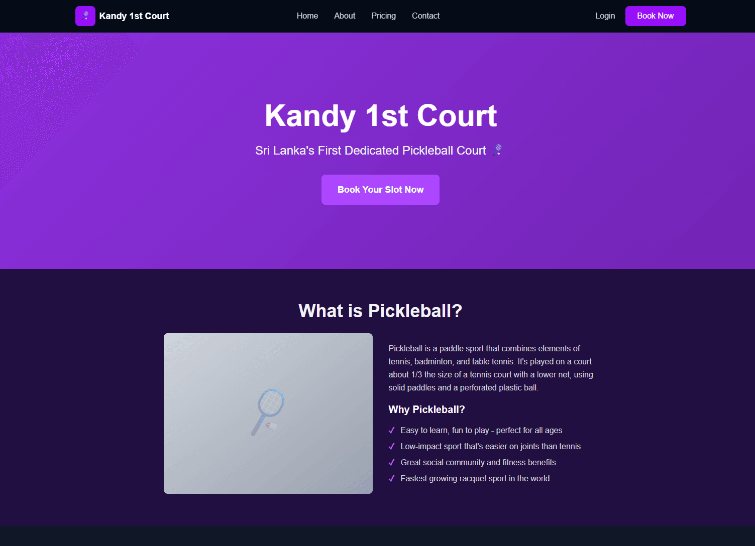 Kandy 1st Court homepage hero