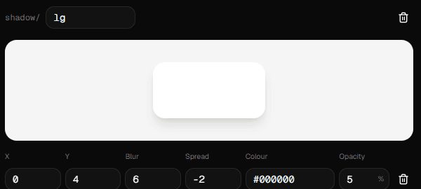 Shadow Specimen component example